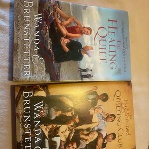 The Healing Quilt and Half-Stitched Quilting Club Books